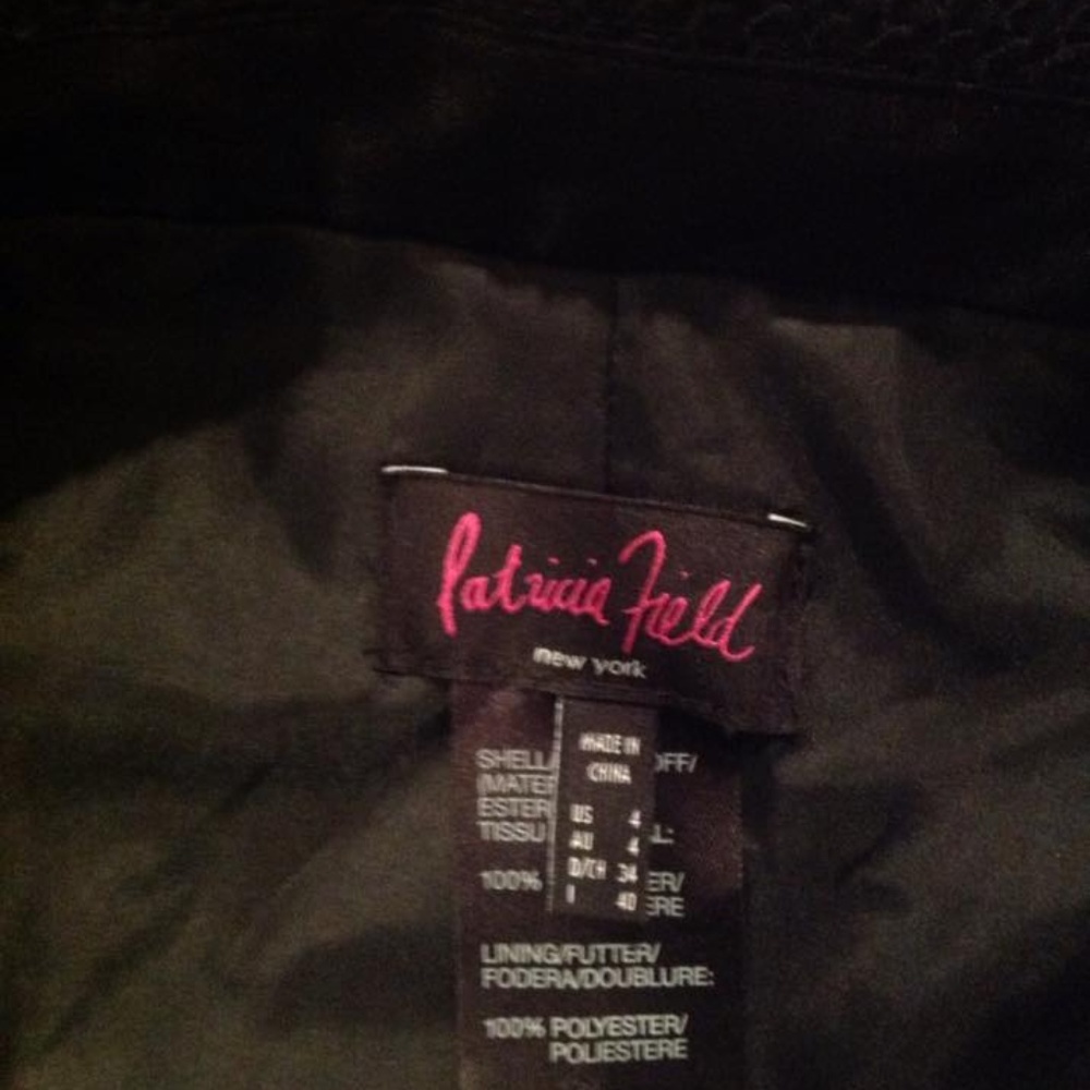 Black Sequin Lined Fitted Evening Jacket - image 6